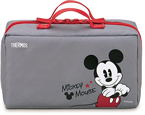 THERMOS Insulation Lunch Box Disney Chopsticks & Pouch Set Black DBQ-255DS BKR_2