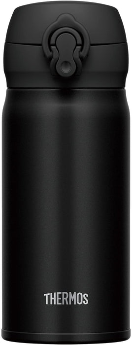 Thermos water bottle vacuum insulation mobile mug 350ml deep black JNL-355 DPBK_2
