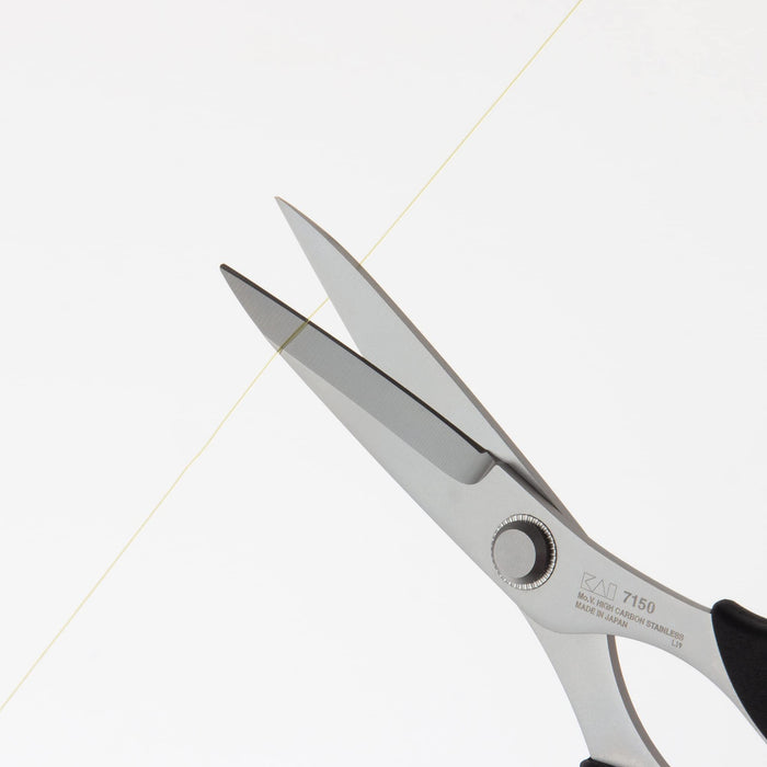 Kai 7150 150mm Universal Scissors for Paper Handicrafts Sewing Made in Japan NEW_3