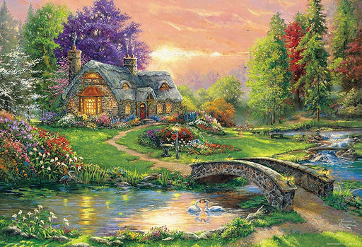 Beverly 1000pc Jigsaw Puzzle Spinning Happiness Cottage 49x72cm ‎31-527 NEW_1