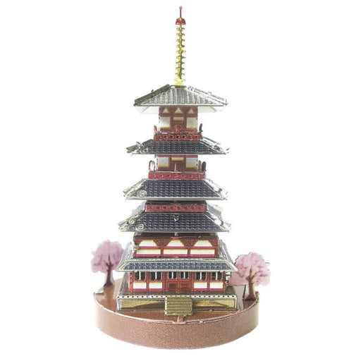 Kawada Metallic Nano Puzzle 5-Story Pagoda T-MB-003 Alloy Steel Very Small Piece_1