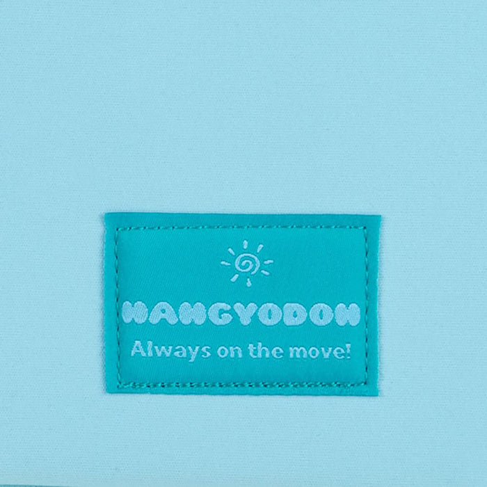 Sanrio Hangyodon Gadget Case 931080 21x2.5x13cm Blue Polyester Zip Closure NEW_5