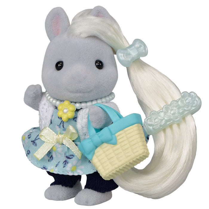 Sylvanian Families Stylish Pony Friends Set Hair salon FU-17 Doll & Furniture_4