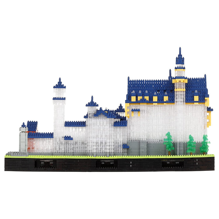 nanoblock Neuschwanstein Castle DX Clear ver. NB_009A Block Building Toy NEW_4