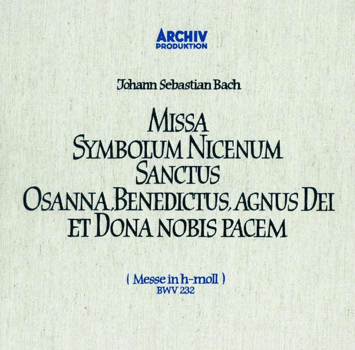 [SHM-CD] Bach Mass In B Minor BWV.232 Munich Bach Karl Richter UCCS-50155 NEW_1