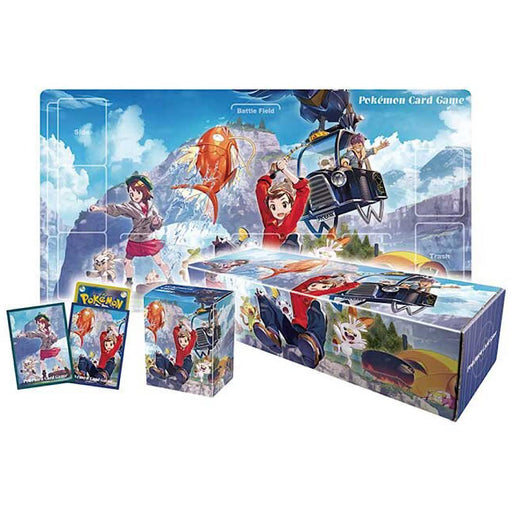 Pokemon Card Game Sword & Shield Rubber Play Mat Set Victor & Lila Shi akibashipping Pokemon Card Game Sword & Shield Rubber Play Mat Set Victor & Lila Shi akibashipping