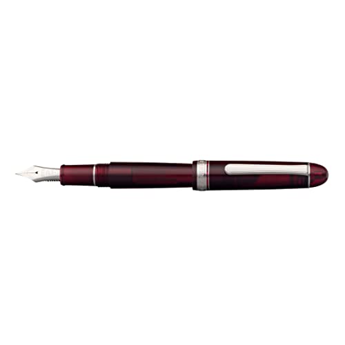 Platinum Fountain Pen PNB-18000CR#71-4 CENTURY Bourgogne Rhodium Broad (B) Nib_2