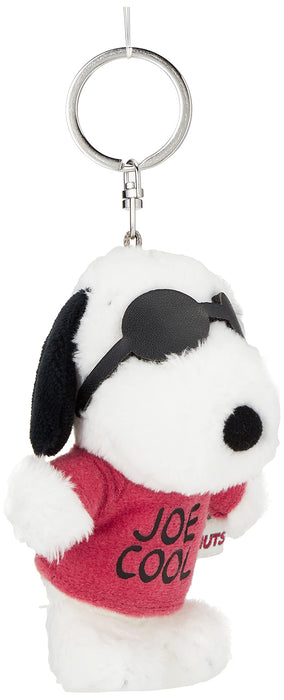 Nakajima Corporation 166791-22 Snoopy Joe Cool Petite Fluffy Mascot Keychain NEW_2
