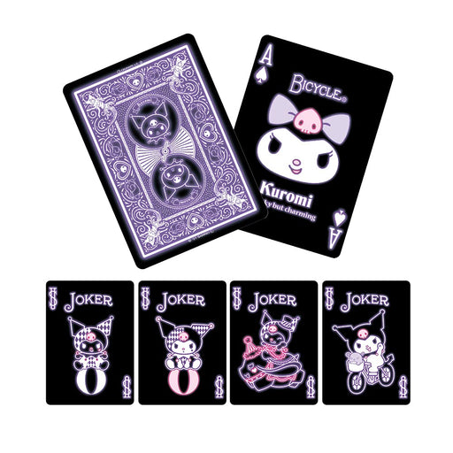 Bourjula Bicycle Sanrio Kuromi Onegai My Melody Playing Cards KRM-961448 NEW_2