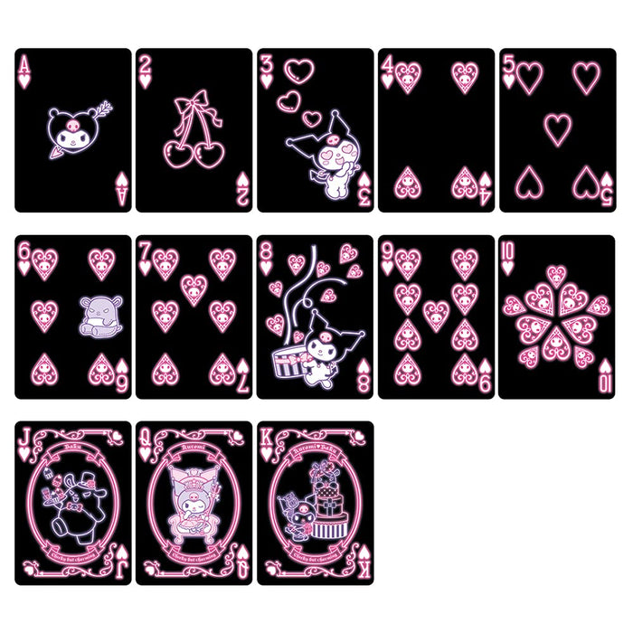 Bourjula Bicycle Sanrio Kuromi Onegai My Melody Playing Cards KRM-961448 NEW_4