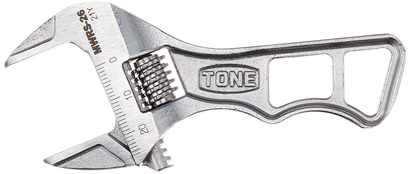 TONE HYPER WORM ADJUSTABLE WRENCH SHORT 110mm 80g MWRS-26 Structural Steel NEW_1
