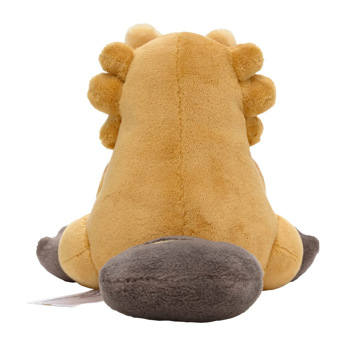 Pokemon Center Origital Pokemon fit Plush Doll Bibarel H12xW12.2xD13.5cm NEW_4