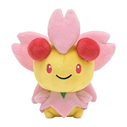 Pokemon Center Origital Pokemon fit Plush Doll Cherrim SunshineForm H12xW13xD8cm_1