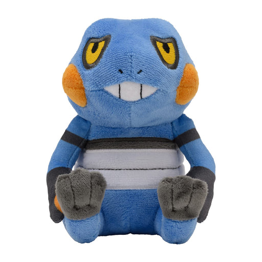 Pokemon Center Origital Pokemon fit Plush Doll Croagunk H13xW8.5xD10cm Polyester_2