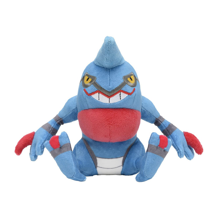 Pokemon Center Origital Pokemon fit Plush Doll Toxicroak H13.35xW17xD8cm NEW_1