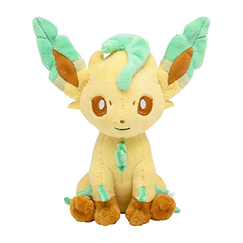 Pokemon Center Origital Pokemon fit Plush Doll Leafeon H15xW11.5xD15.5cm NEW_1