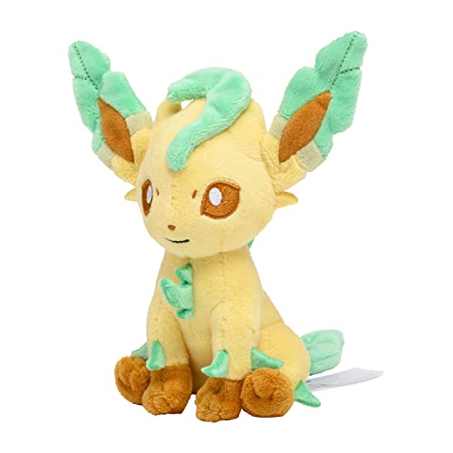 Pokemon Center Origital Pokemon fit Plush Doll Leafeon H15xW11.5xD15.5cm NEW_2