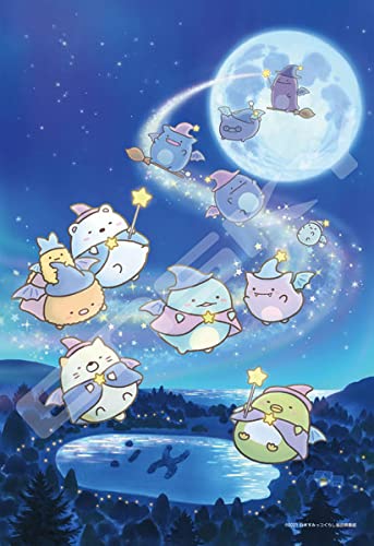 ENSKY 300pc Jigsaw Puzzle Sumikko Gurashi Blue Moon Magic on Lake 300-1779 NEW_1