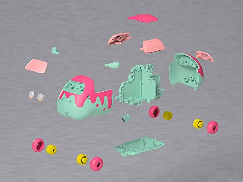 Moderoid Pui Pui Molcar Molcar Zombie Shiromo Colored Plastic Model Kit G14965_4