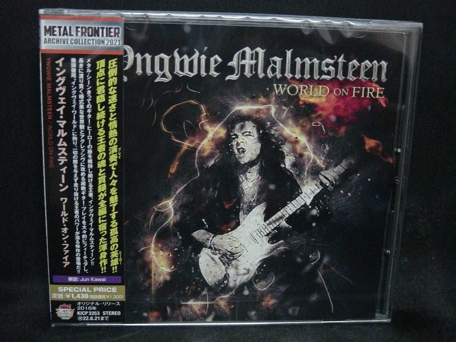 [CD] World on Fire Nomal Edition Yngwie Malmsteen KICP-3353 Heavy Metal NEW_1