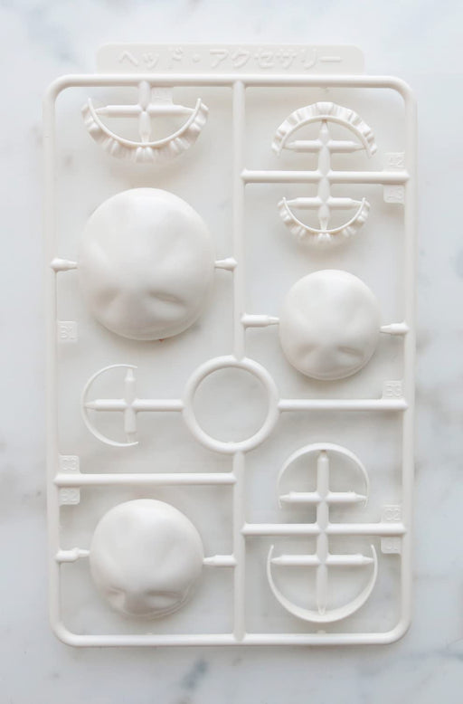 Plum Plastic Accessory 05 Head Accessory Plastic Model Parts MS059 White NEW_2