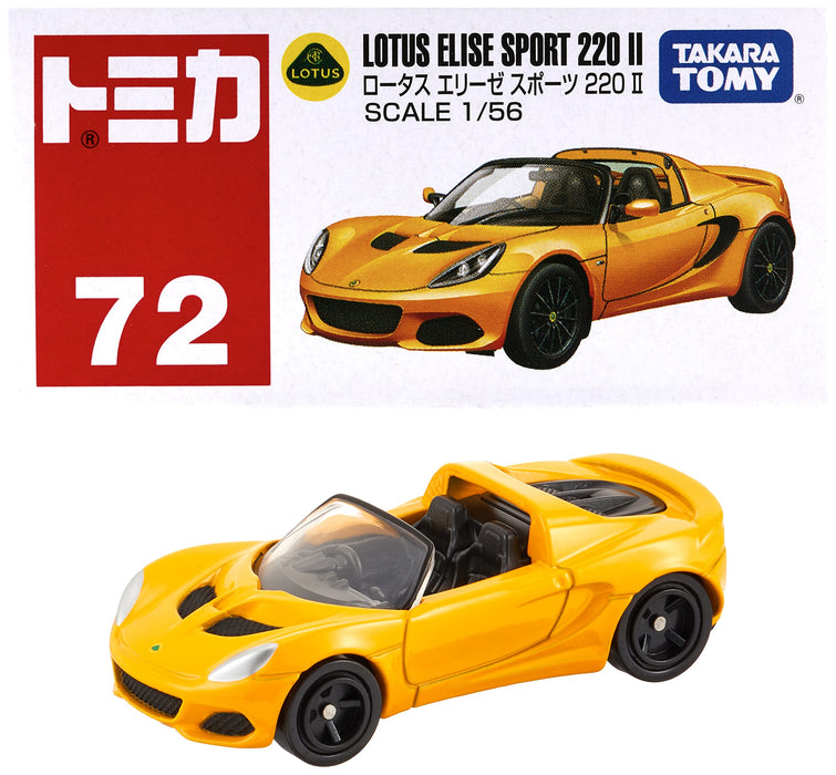Takara Tomy Tomica No.72 Lotus Elise Sports 220 II (Box) Diecast Miniature Car_1