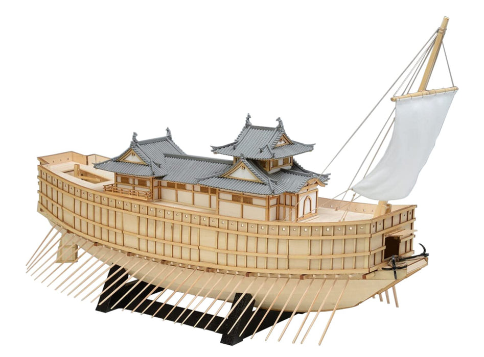 Woody Joe 1/100 scale Atakebune Wooden Model Assembly Kit Large warship NEW_1