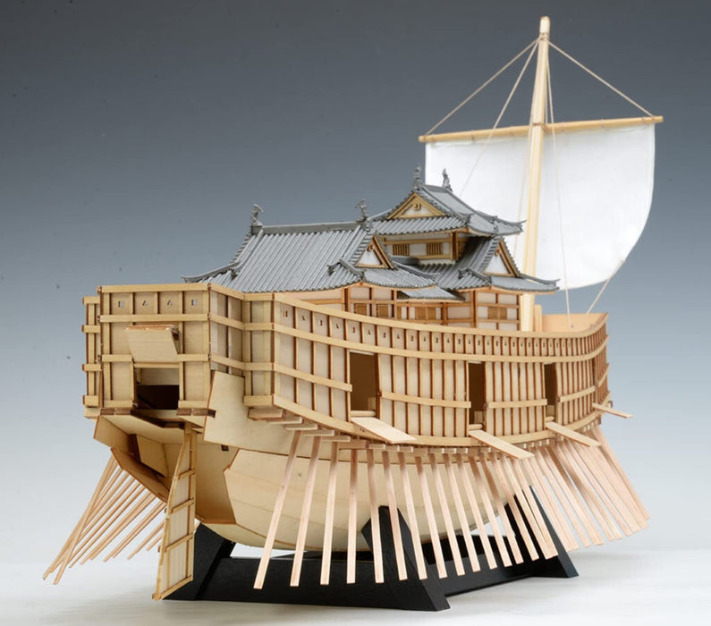 Woody Joe 1/100 scale Atakebune Wooden Model Assembly Kit Large warship NEW_3