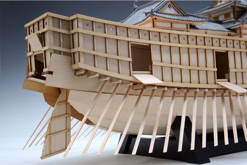 Woody Joe 1/100 scale Atakebune Wooden Model Assembly Kit Large warship NEW_4