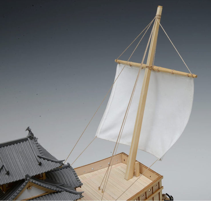 Woody Joe 1/100 scale Atakebune Wooden Model Assembly Kit Large warship NEW_6