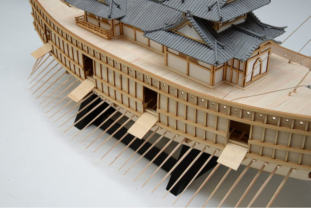 Woody Joe 1/100 scale Atakebune Wooden Model Assembly Kit Large warship NEW_9