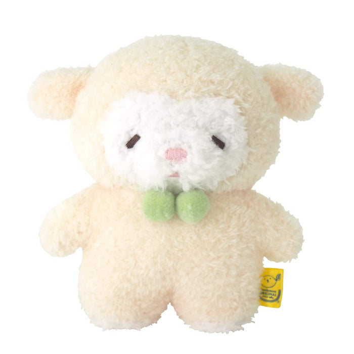 San Lemon Fuwa Fuwa Tatton Sheep Plush Doll S size 13x14x8cm Animal P-8142 NEW_1