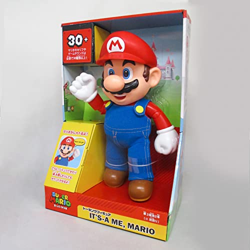 Sanei Boeki Super Mario Talking Figure IT'S-A ME, MARIO Sound & Action 6+ NEW_1