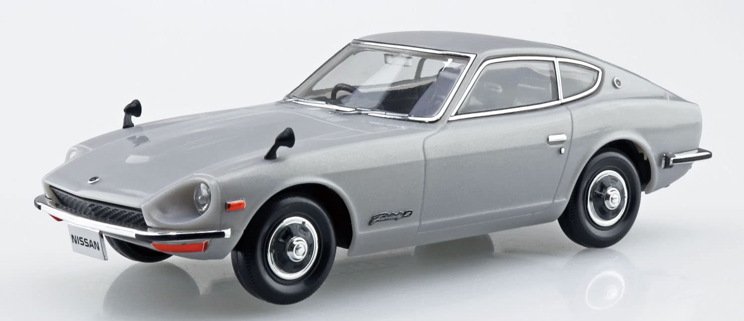 Aoshima 1/32 Snap Kit Series Nissan S30 Fairlady Z Silver Painted Model Kit 13-D_2