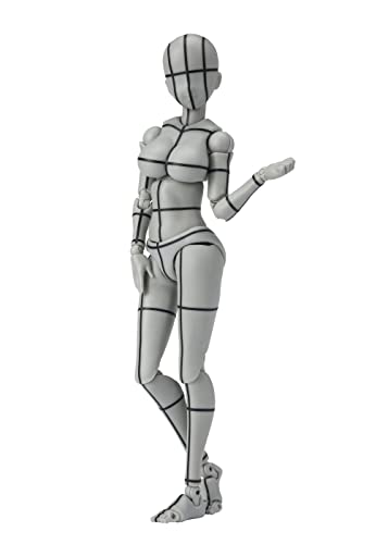S.H.Figuarts Body-chan Kentaro Yabuki Wireframe Gray Color Ver. Figure BAS63300_1