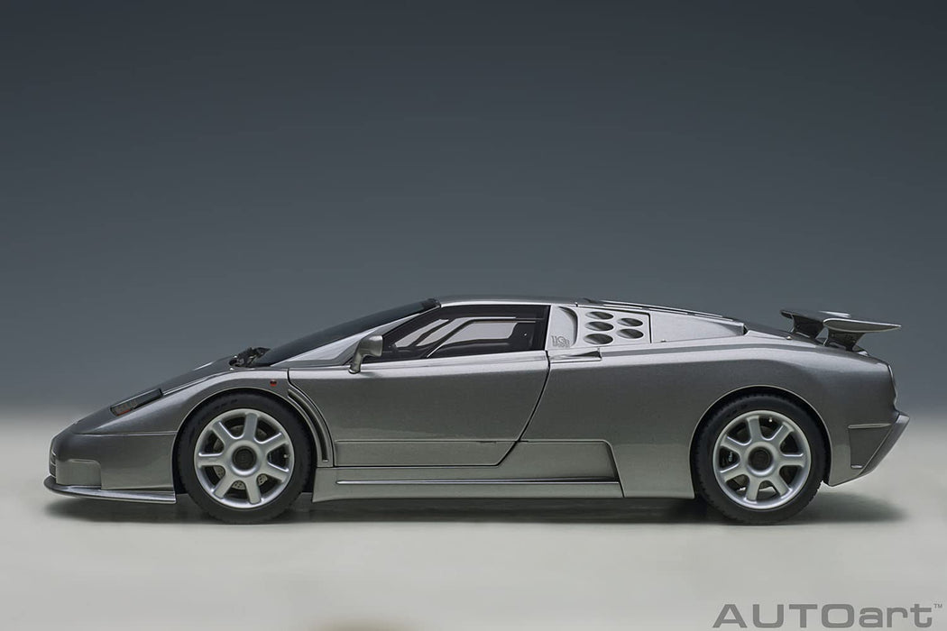 AUTOart 1/18 BUGATTI EB110 SS Silver Metallic 70916 Diecast Miniature Car NEW_3
