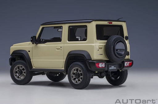 AUTOart 1/18 Suzuki Jimny Sierra JB74 Ivory Metallic/Black-Roof Model Car 78510_2