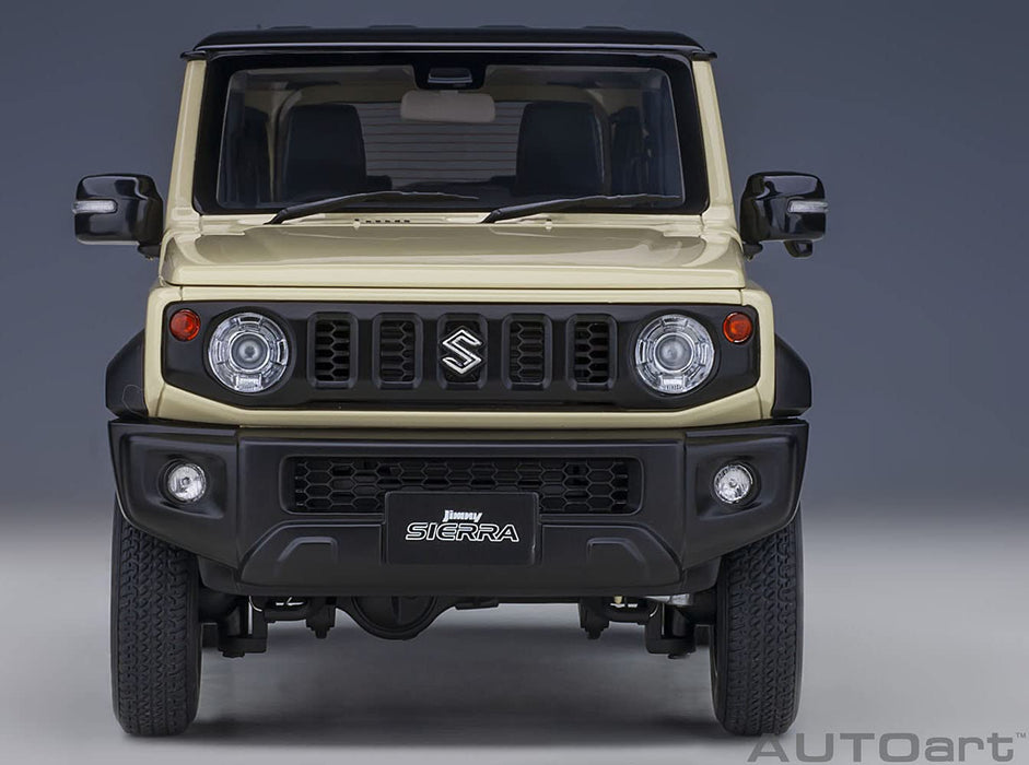 AUTOart 1/18 Suzuki Jimny Sierra JB74 Ivory Metallic/Black-Roof Model Car 78510_5