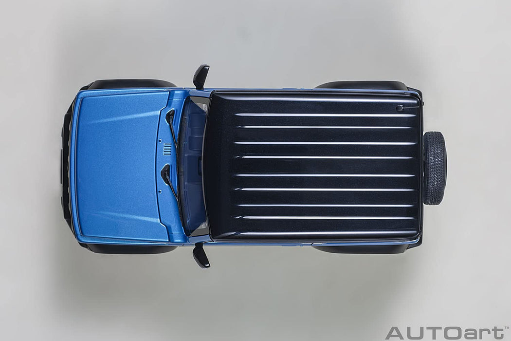 AUTOart 1/18 Suzuki Jimny Sierra JB74 Blue Metallic/Black-Roof Model Car 78507_7