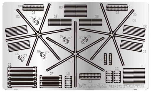 Passion Models 1/35 IV Command Tank Star Antenna Set Jig Model Parts P35-171J_1