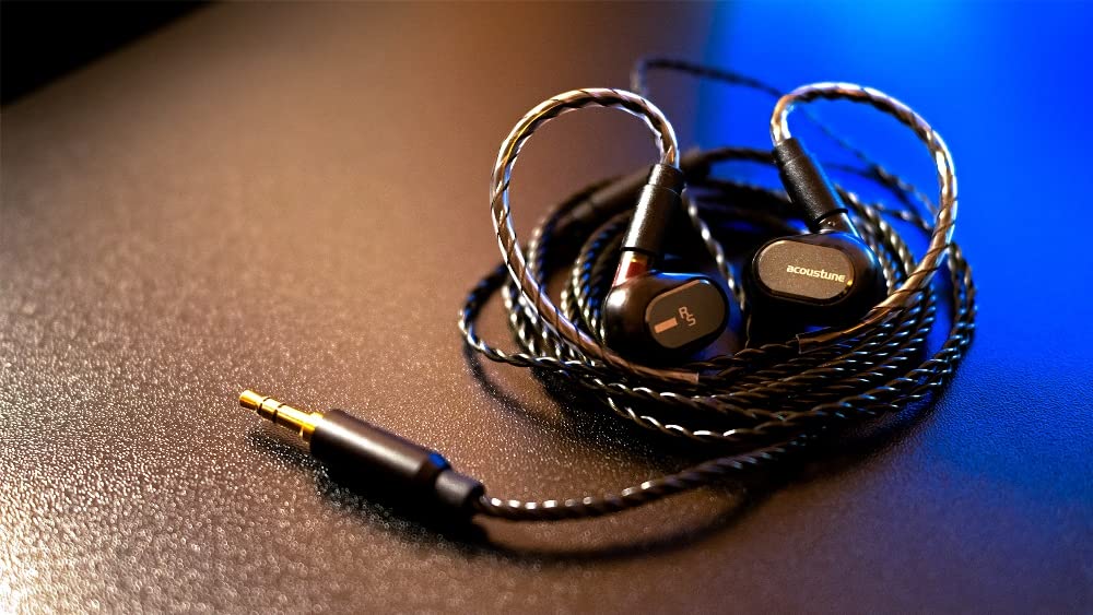 aiuto Acoustune Monitor RS ONE Graphite Monitor Earphones PA, Audio, Game NEW_7