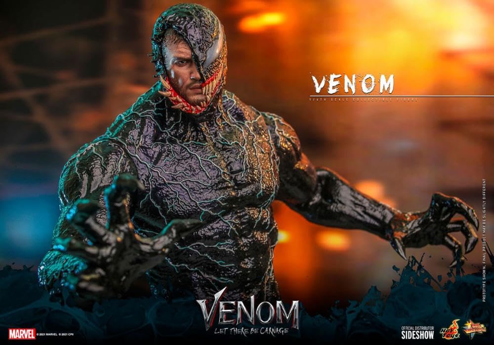 Movie Master Piece Venom: Let There Be Carnage Venom 1/6 Figure Black HT909871_6