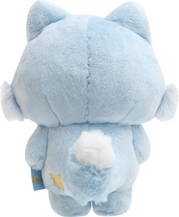 Rilakkuma Posing Plush Doll Blue Small Wolf MF45301 Soft Boa Movable gimmick NEW_2