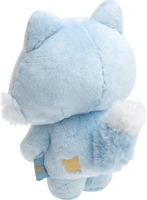Rilakkuma Posing Plush Doll Blue Small Wolf MF45301 Soft Boa Movable gimmick NEW_8