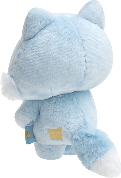 Rilakkuma Posing Plush Doll Blue Small Wolf MF45301 Soft Boa Movable gimmick NEW_9