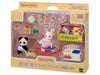 Sylvanian Families Toys white rabbit and baby panda Doll & Furniture Set DF-20_2