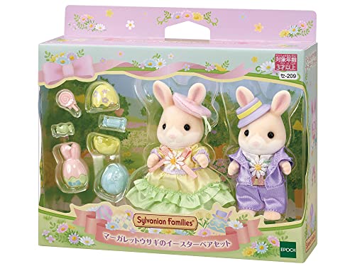 EPOCH Sylvanian Families Margaret Rabbit Easter Pair Set Seasonal SE-209 NEW_2