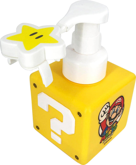 Super mario foam type soap dispenser 500ml Yellow Question Block H150xW124xD84mm_1