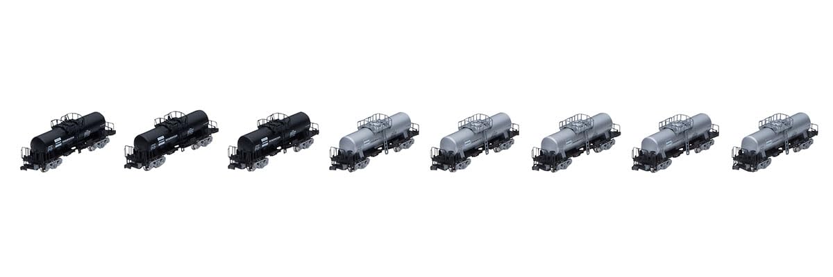 TOMIX N Gauge Private Owner Tank Wagon Type TAKI 29300 Set 8-Cars 98783 NEW_3