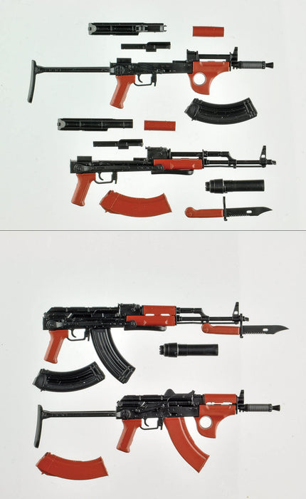 TOMYTEC 1/12 Little Armory LA079 AKMS & AKMSU TYPE Plastic Model Kit 320661 NEW_2